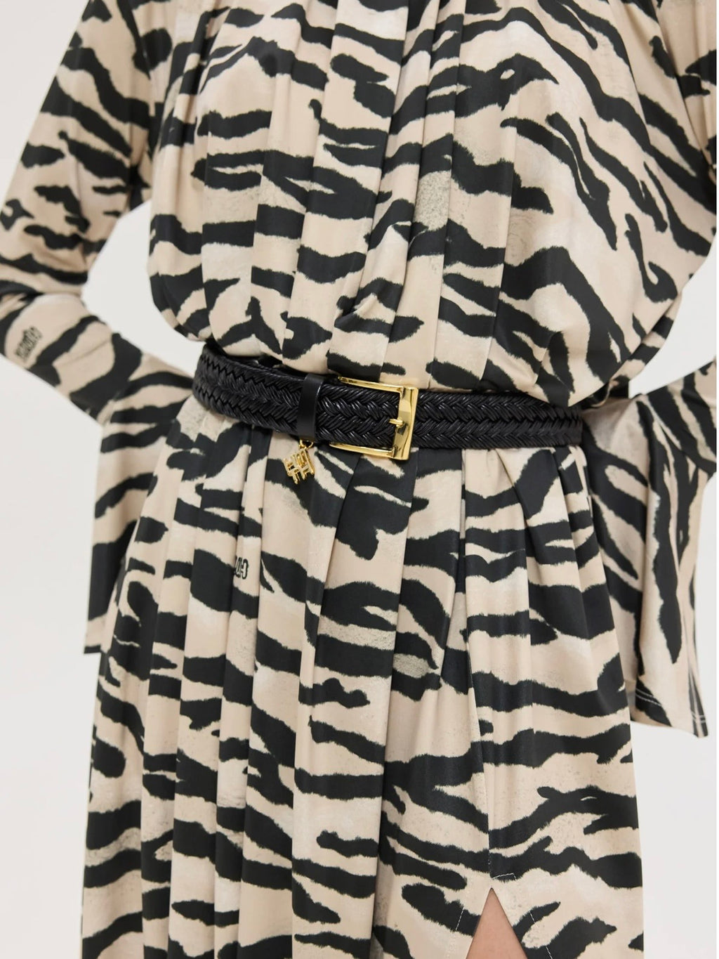 Peony Dress (Zebra Beige)