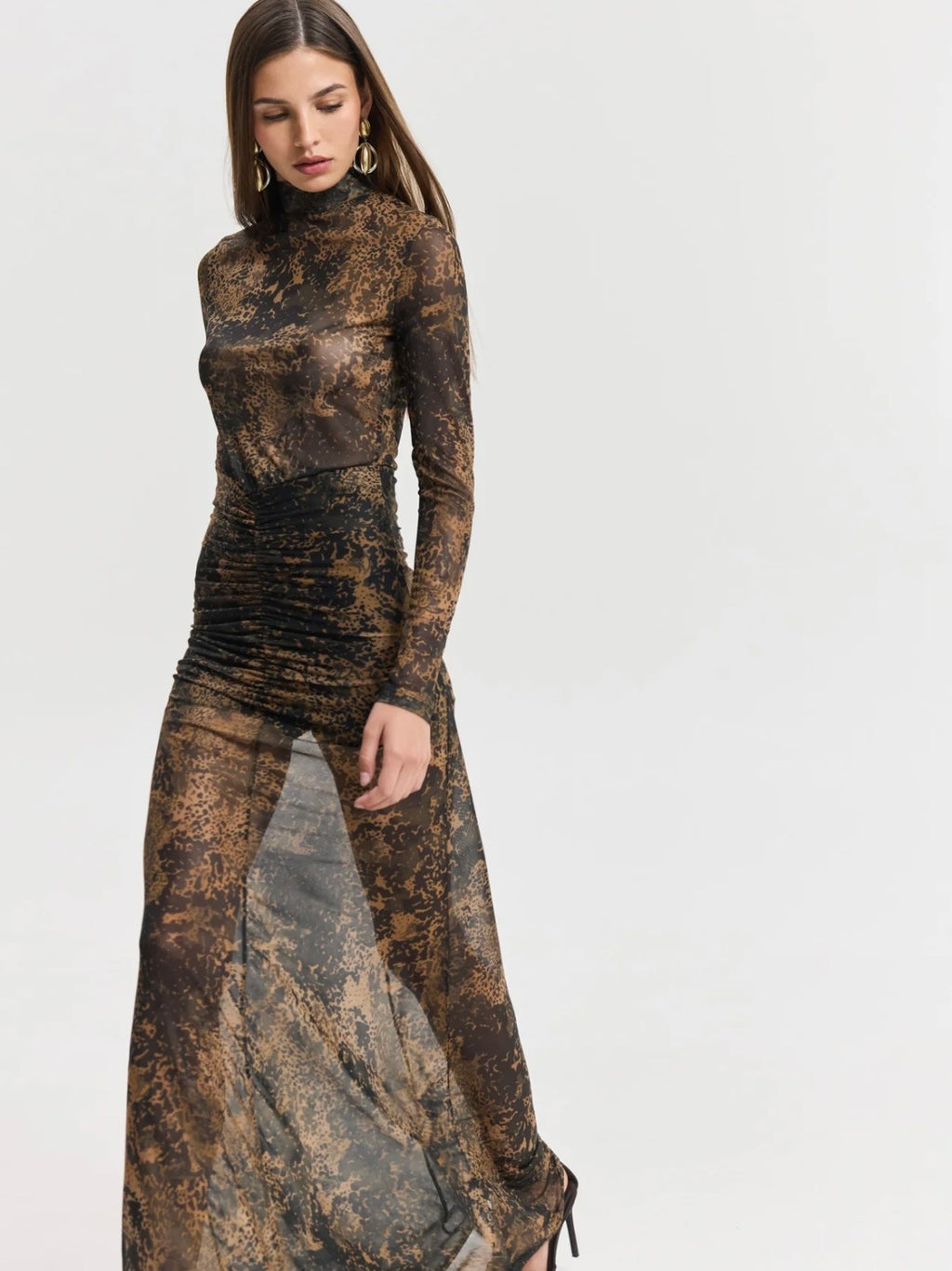 Mandarino Dress (Brown)