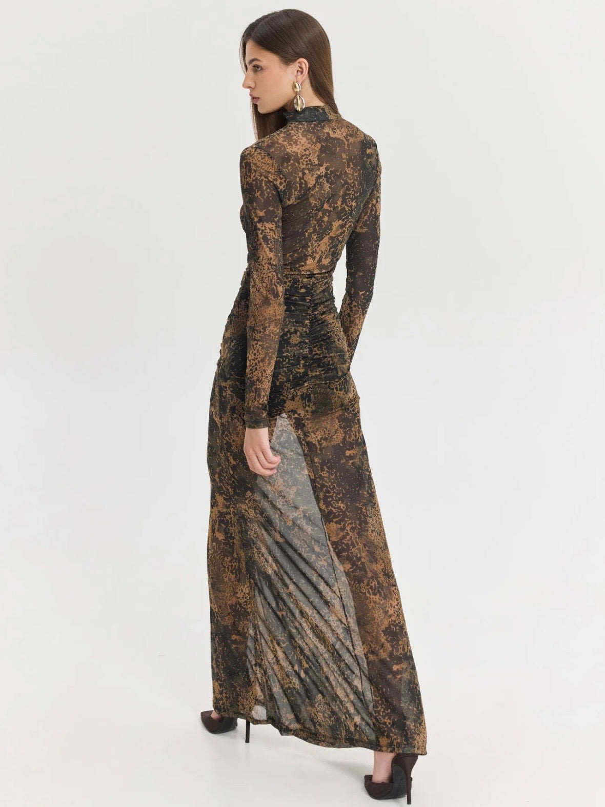 Mandarino Dress (Brown)