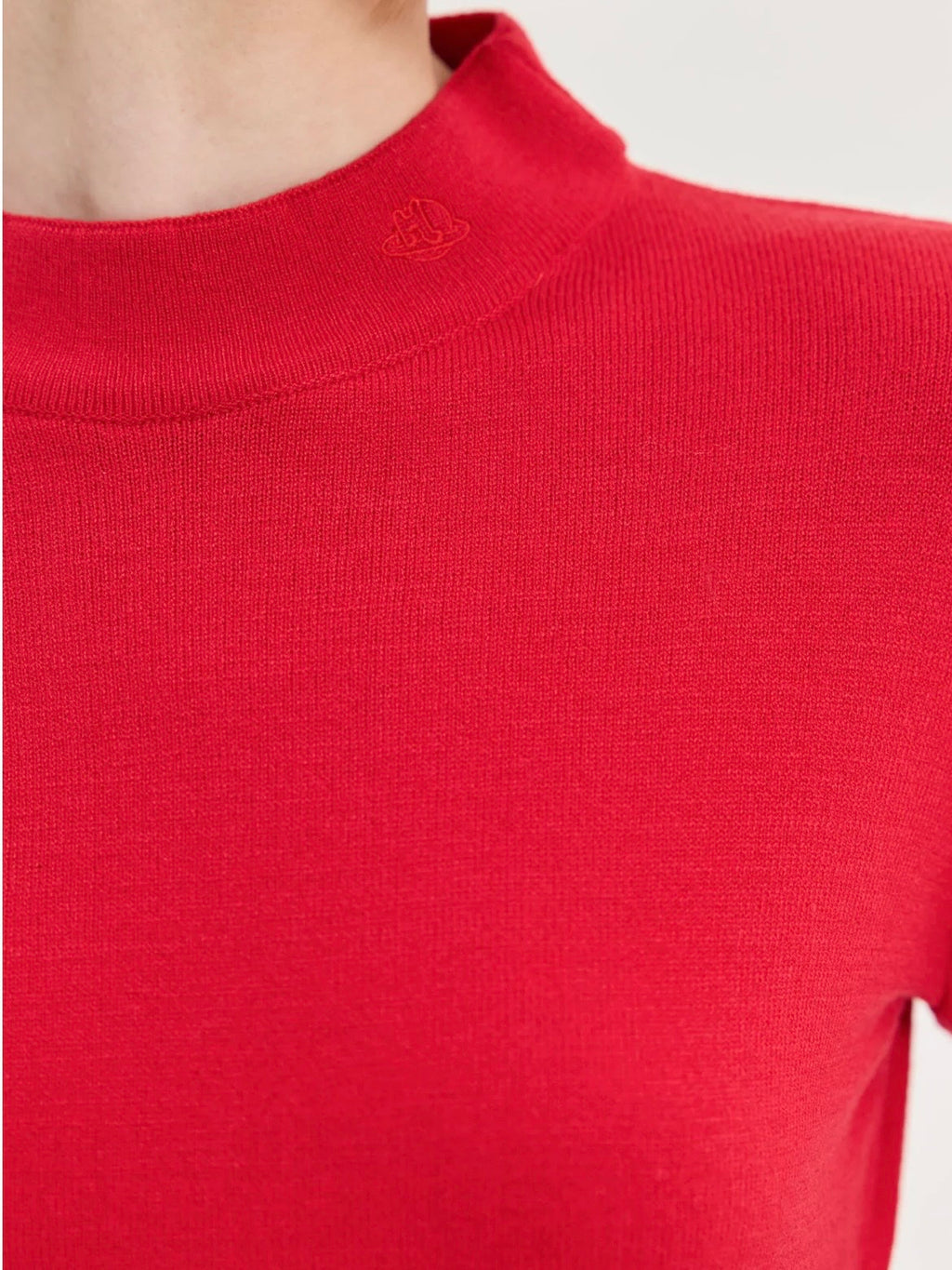 Zenith Knitted Top (Red)