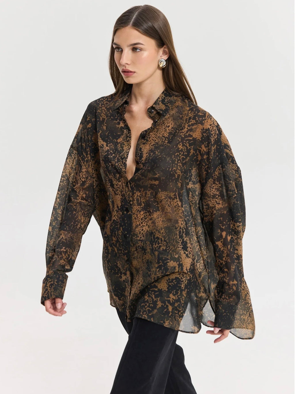 Heather Shirt (Brown)