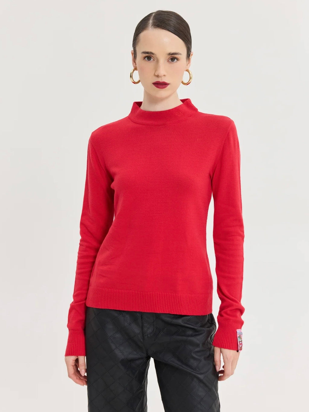 Zenith Knitted Top (Red)