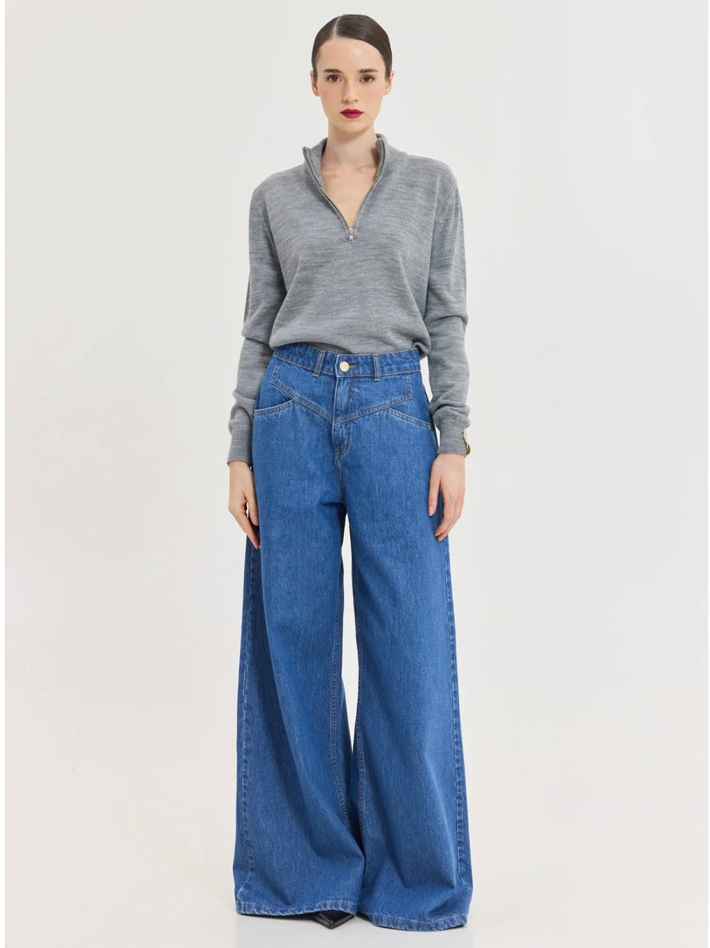 Sagittarius Denim Pants (Mid Blue)