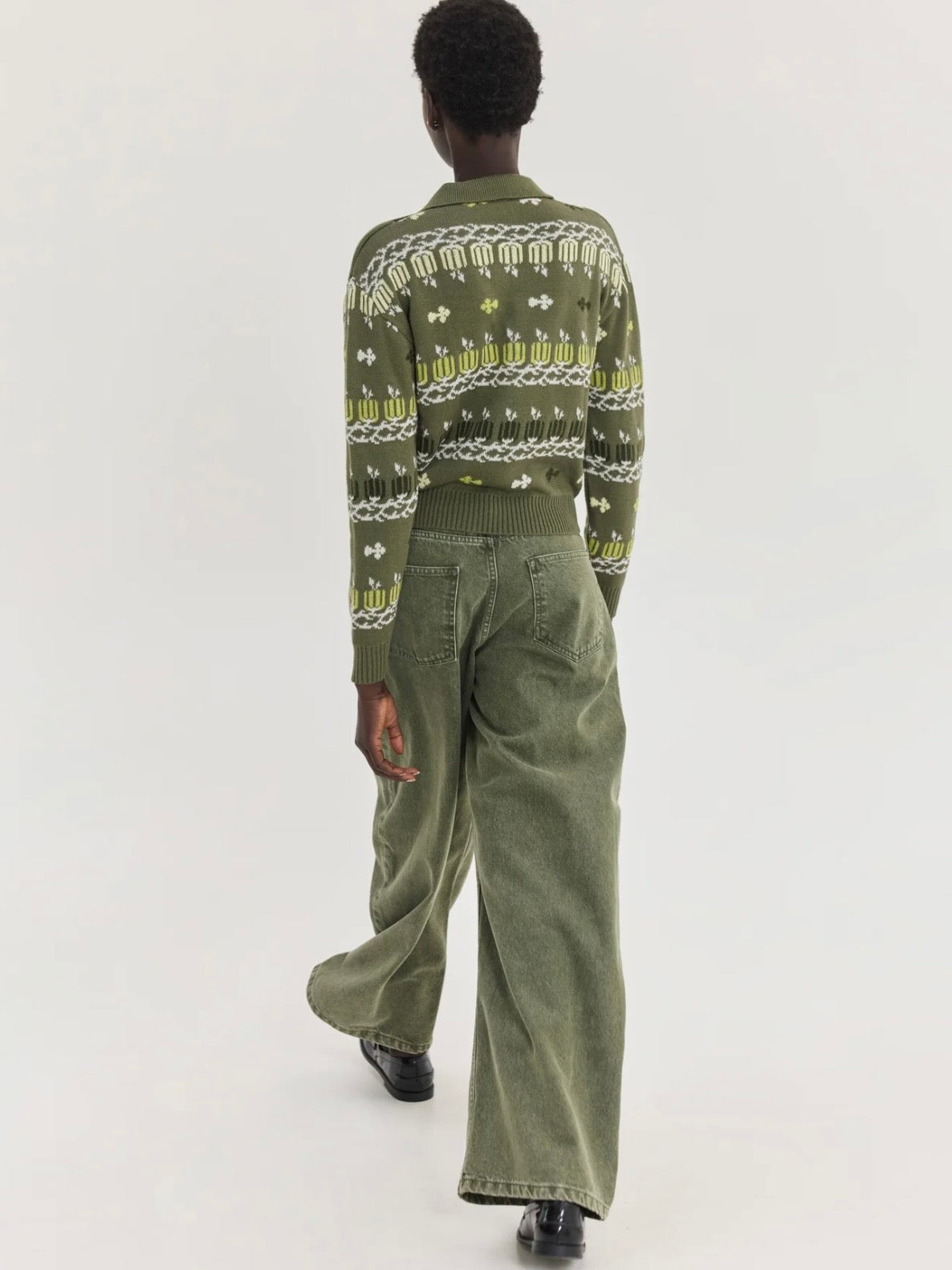 Scorpio Denim Pants (Olive)