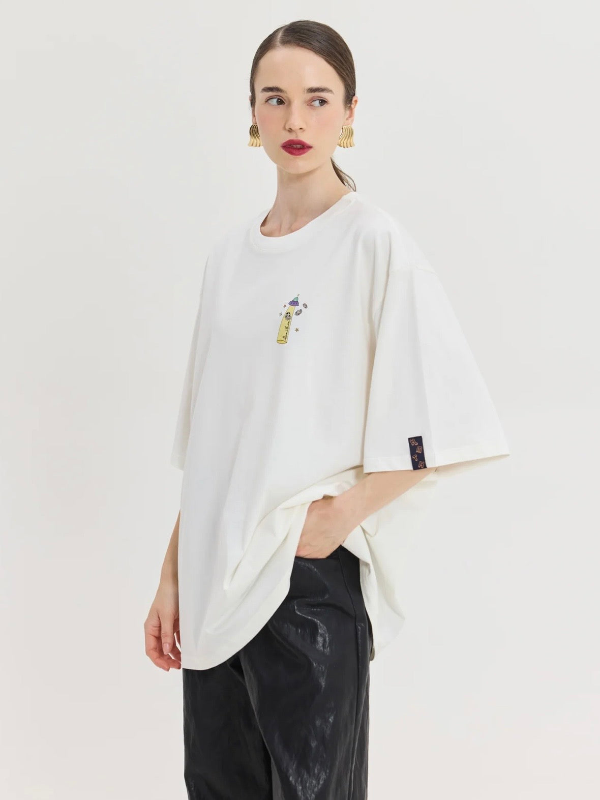 Cheetah Off White T-Shirt (One day at Miragia)