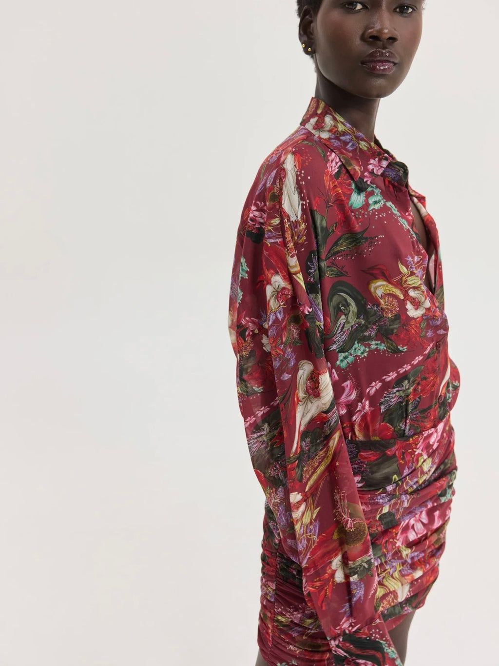 Heather Shirt (Bordeaux)