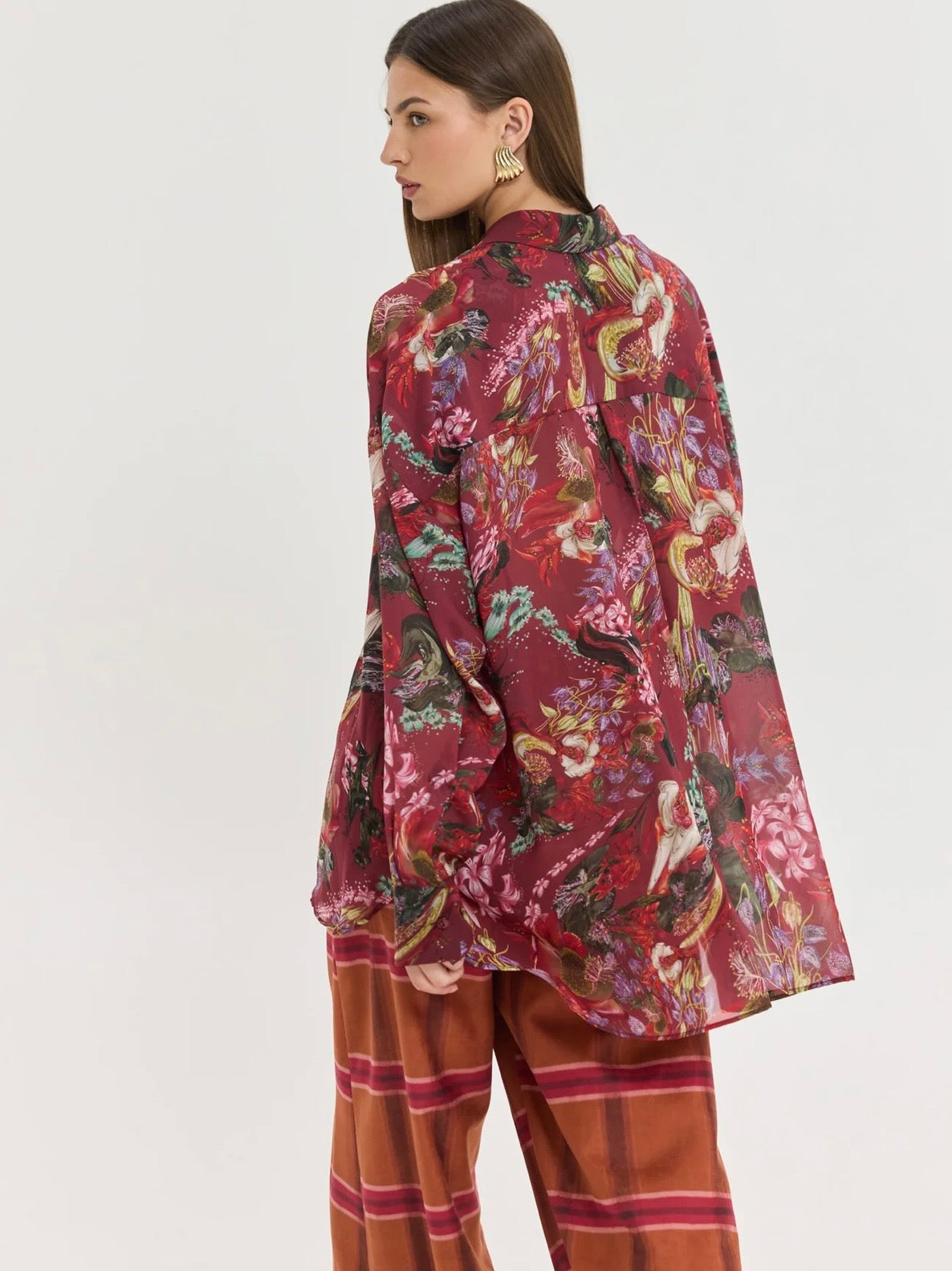 Heather Shirt (Bordeaux)