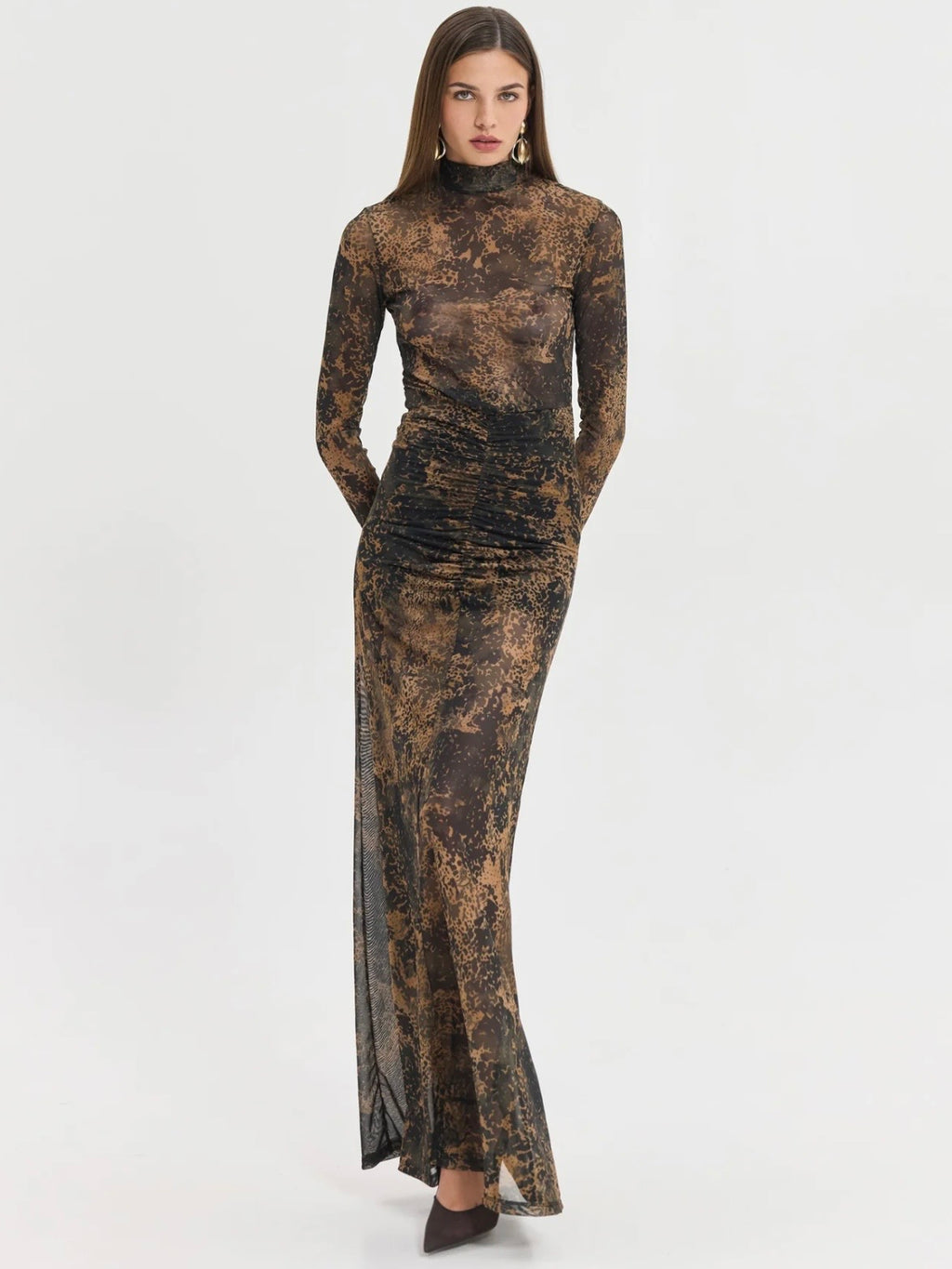 Mandarino Dress (Brown)