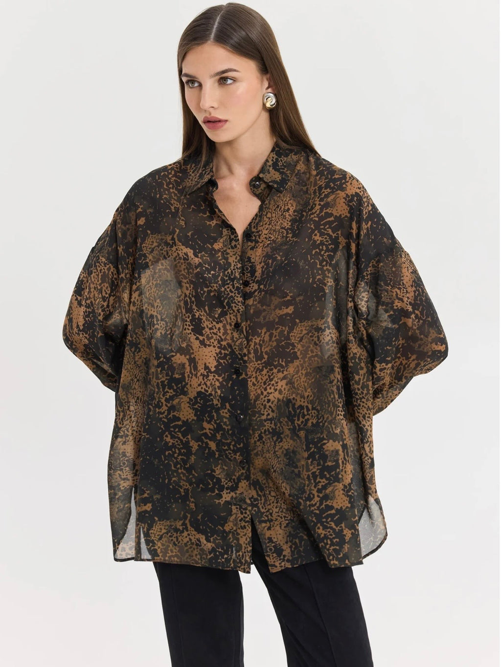 Heather Shirt (Brown)