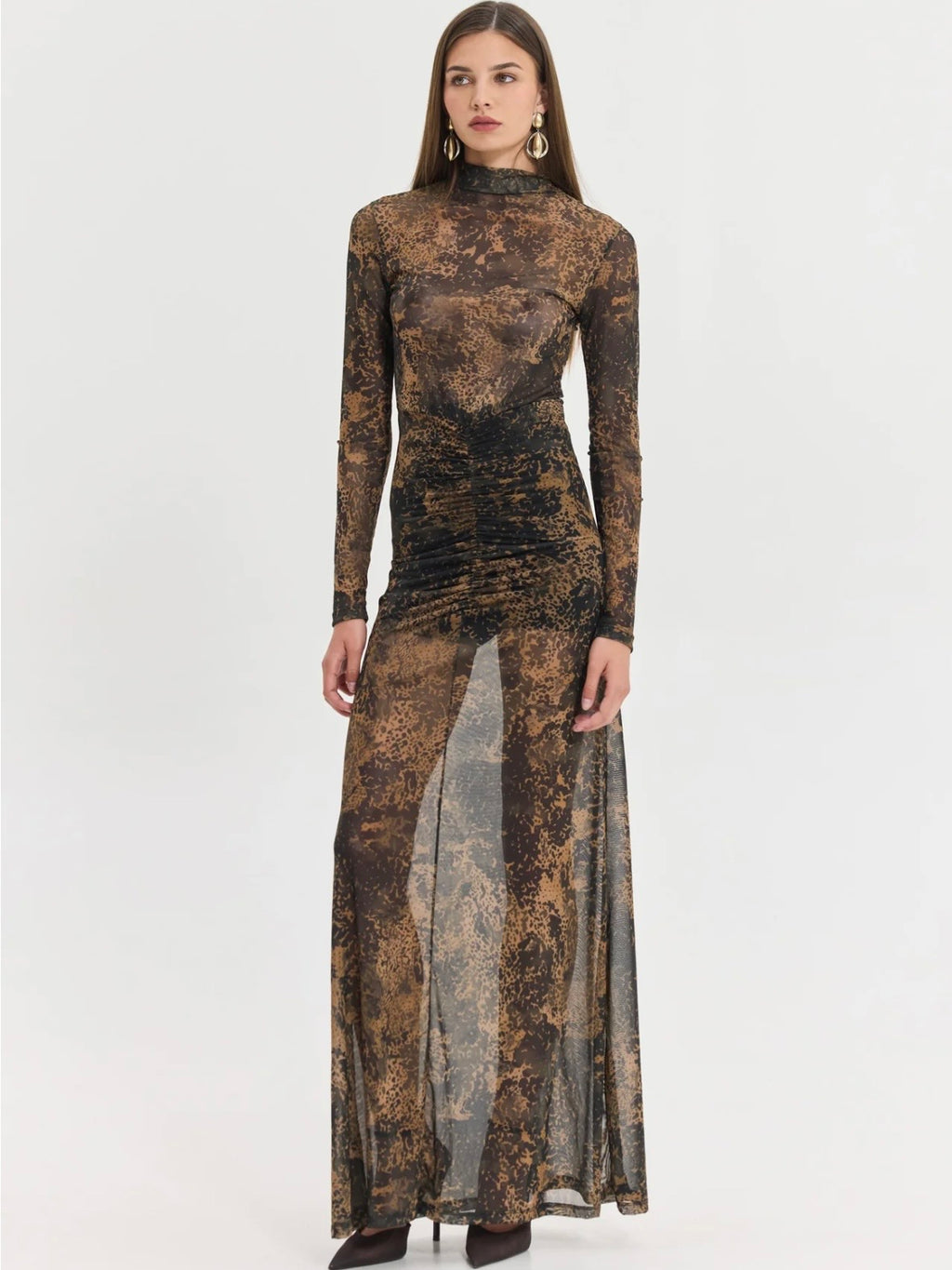Mandarino Dress (Brown)