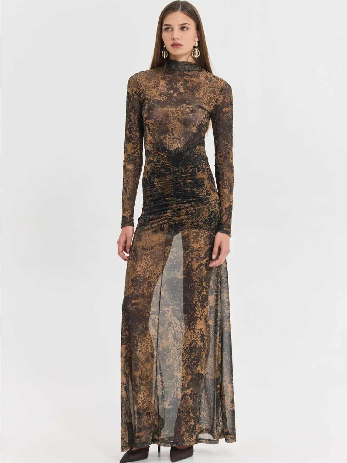 Mandarino Dress (Brown)