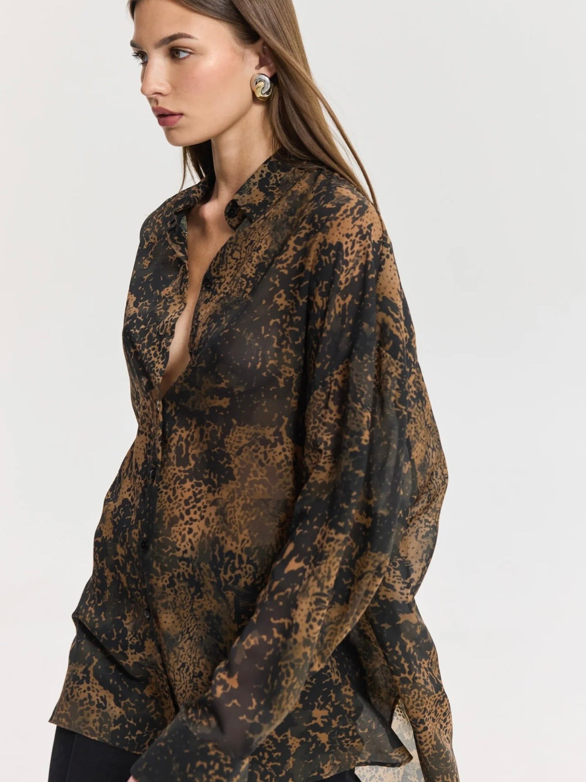 Heather Shirt (Brown)