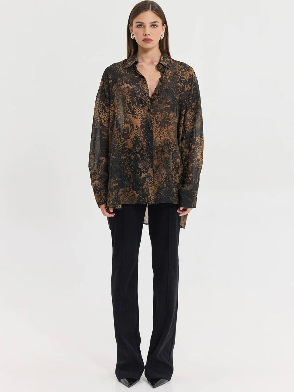 Heather Shirt (Brown)