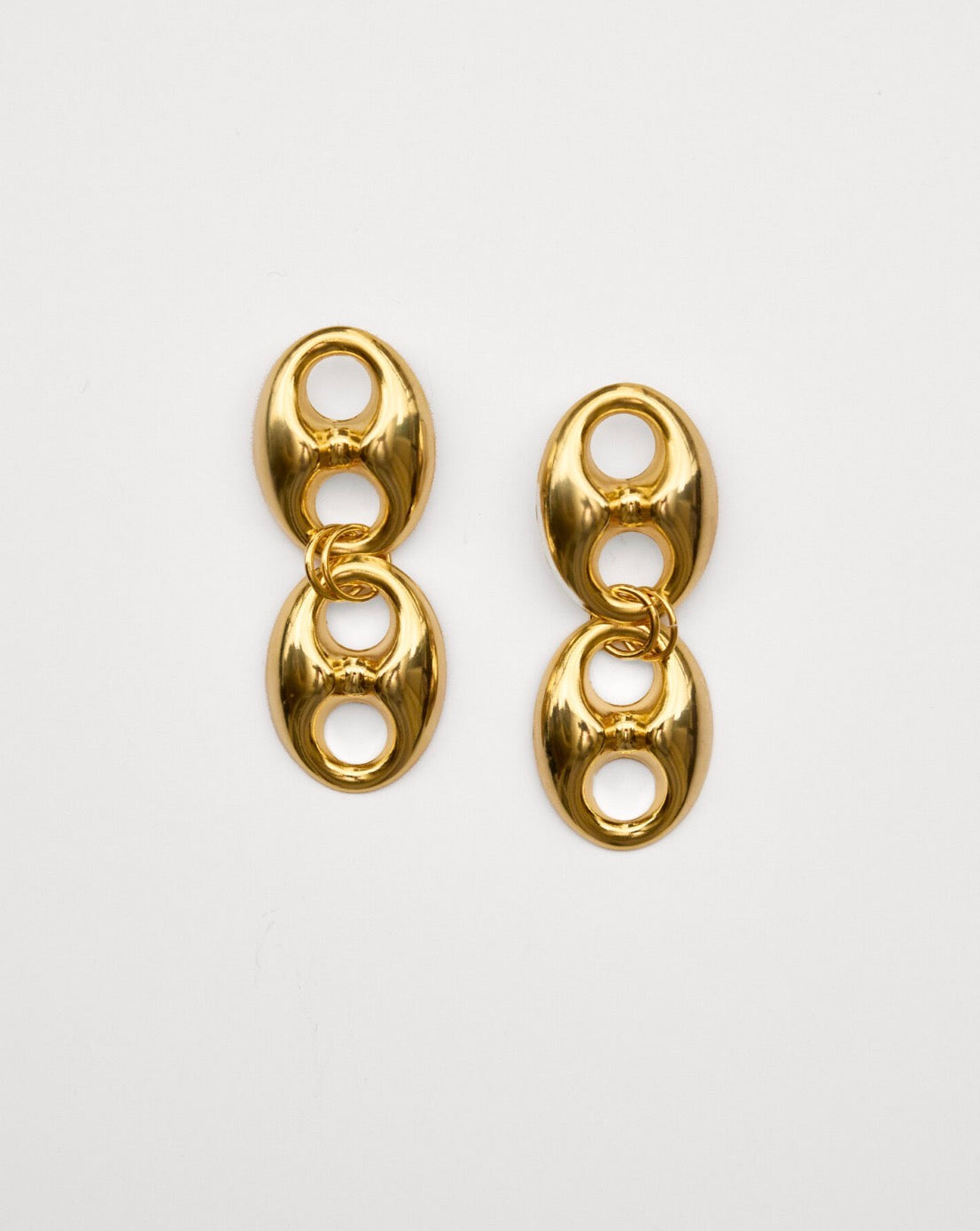 THETA EARRINGS(GOLD)