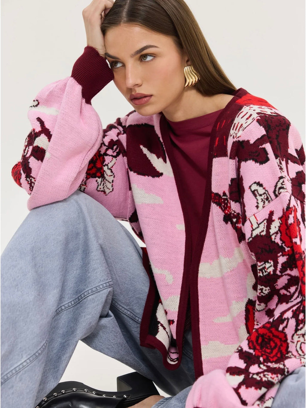 Old Fashioned Cardigan (Pink)