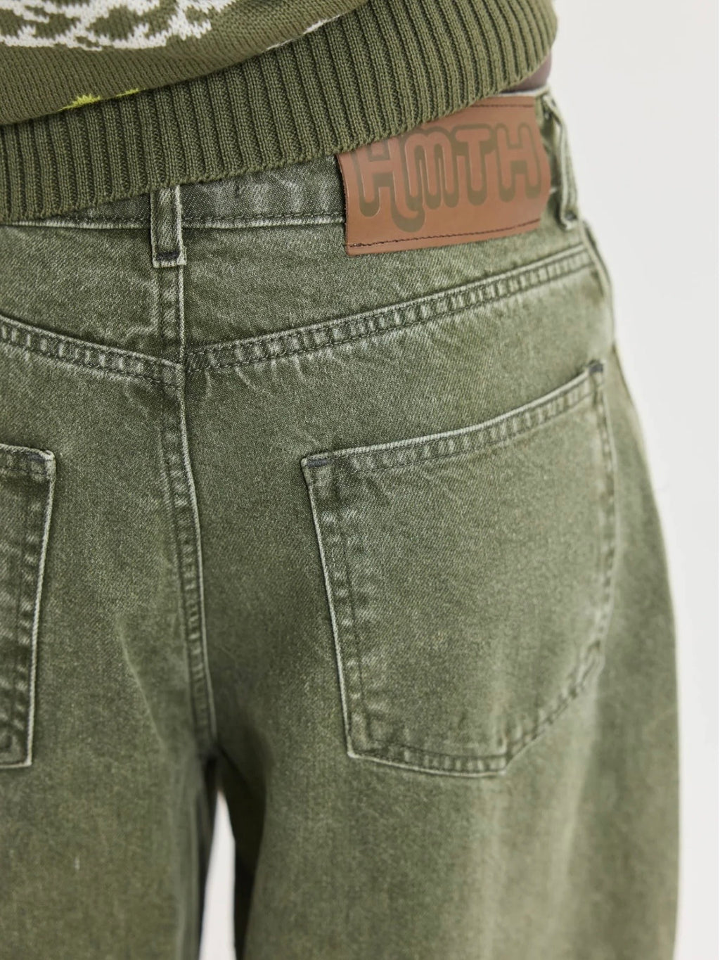 Scorpio Denim Pants (Olive)