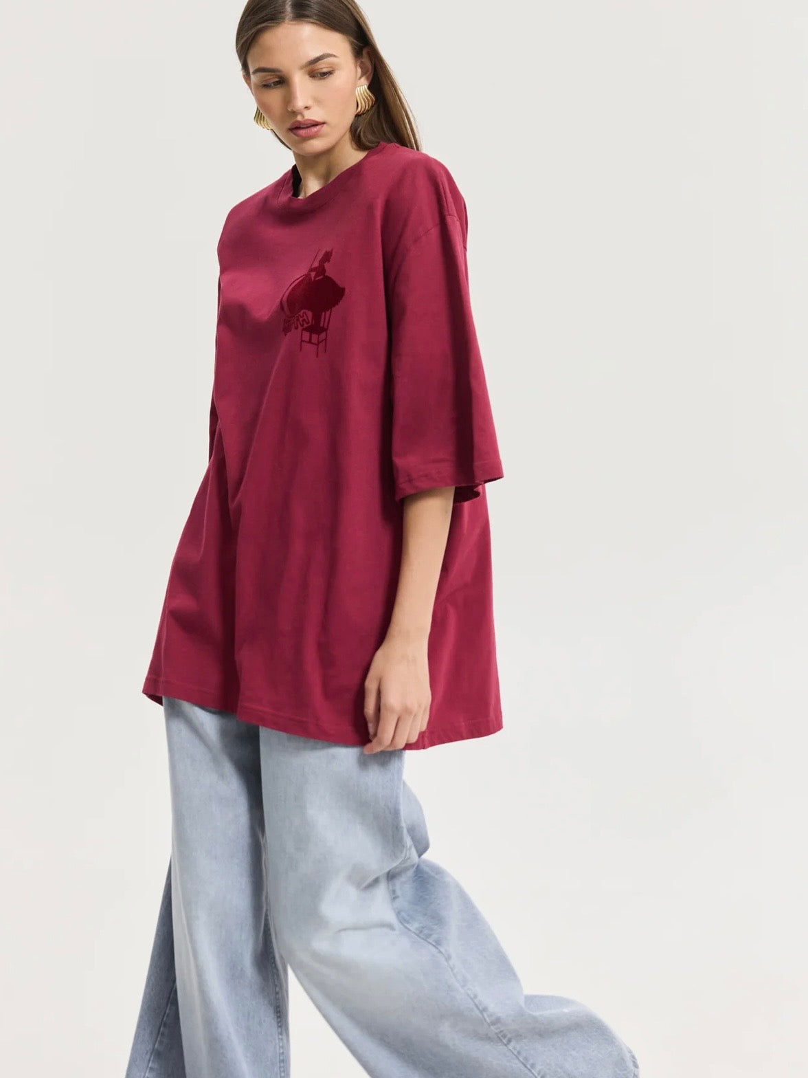 Sahara T-Shirt (Bordeaux)
