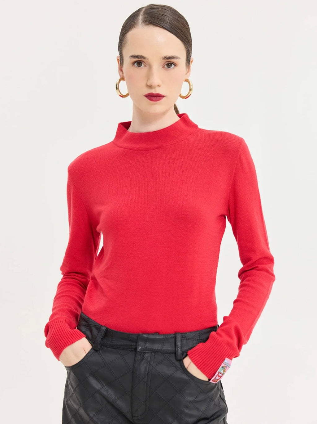 Zenith Knitted Top (Red)