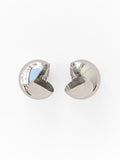 Cyclone Clips Earrings Silver