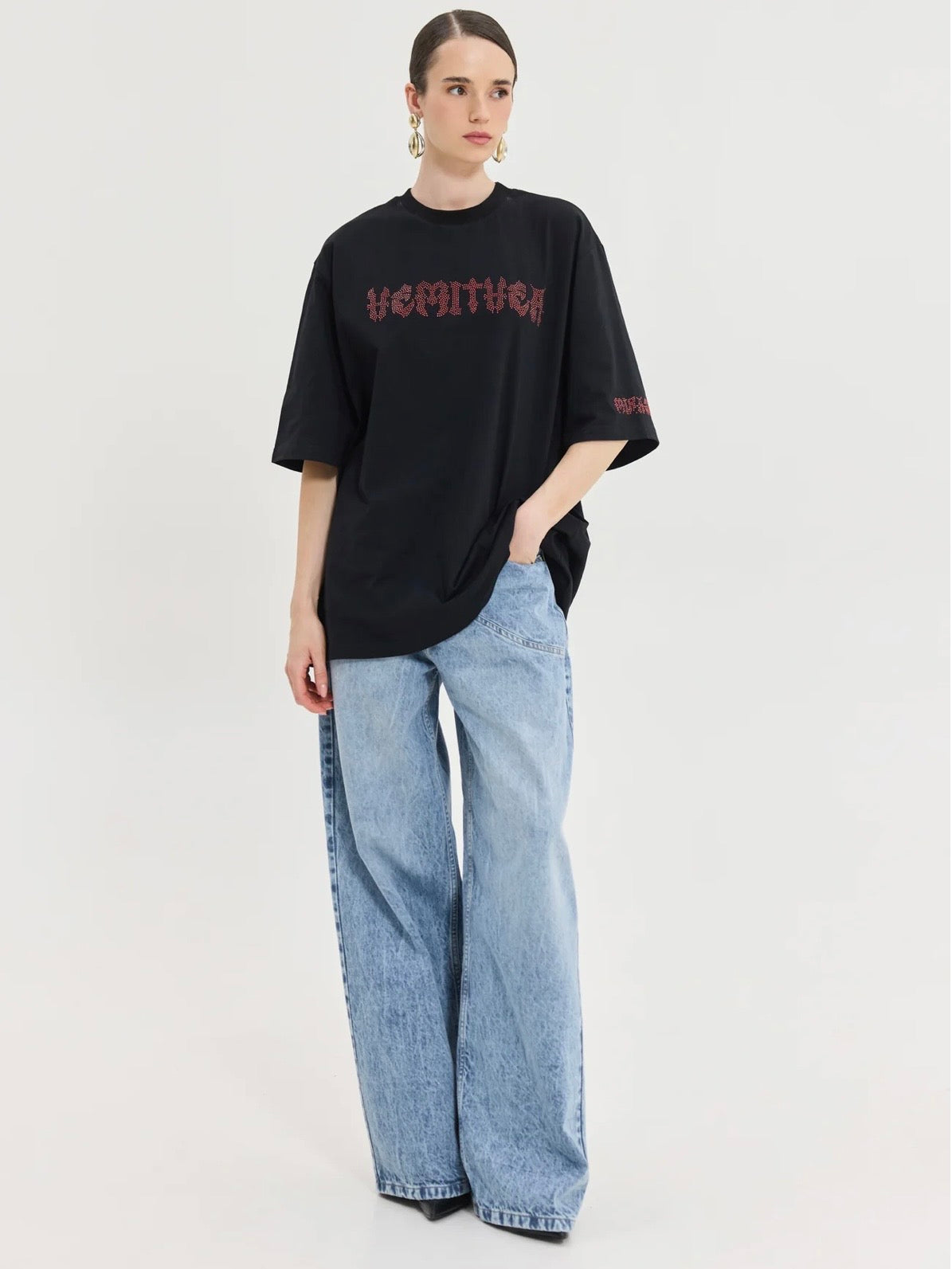 Cheetah Black T-Shirt (Metal Vibes)