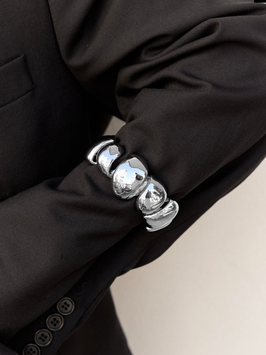 RIBBON BRACELET(SILVER)