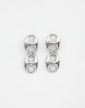 THETA EARRINGS(SILVER)