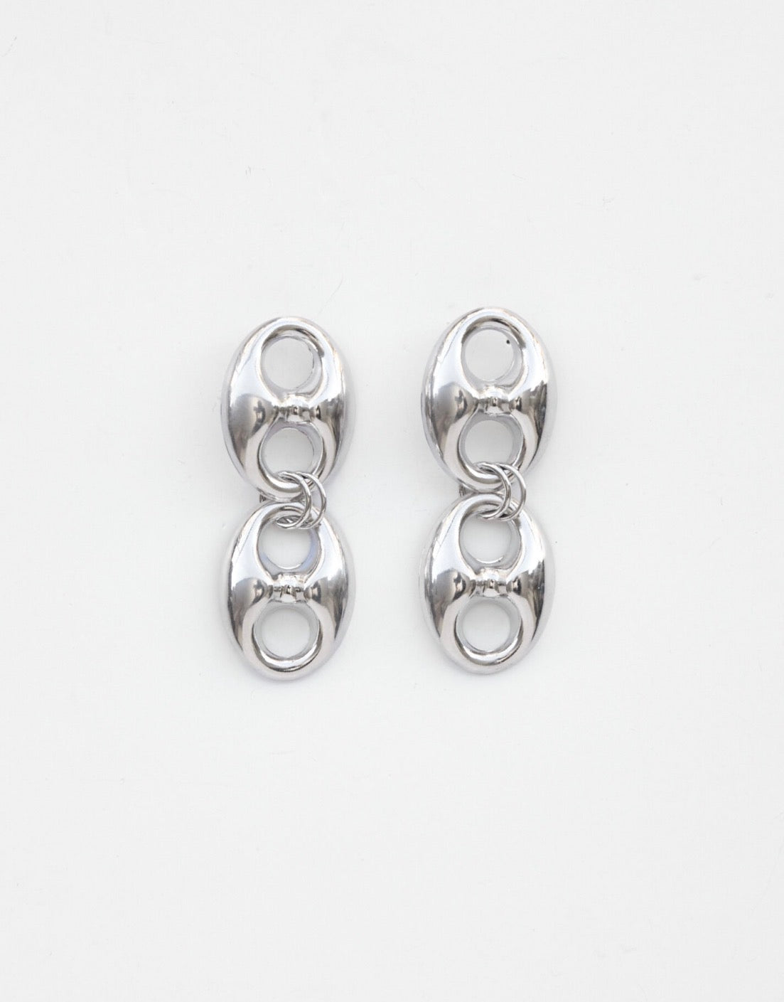 THETA EARRINGS(SILVER)