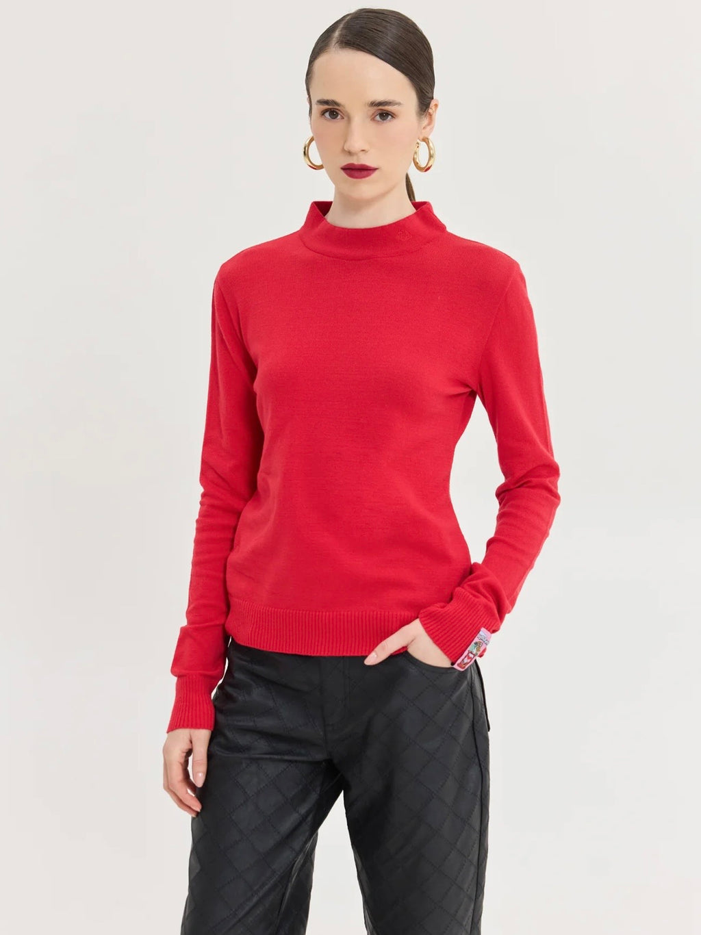 Zenith Knitted Top (Red)