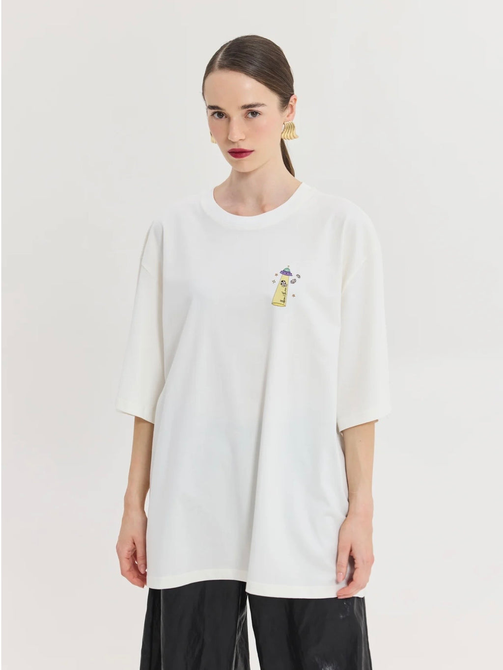 Cheetah Off White T-Shirt (One day at Miragia)