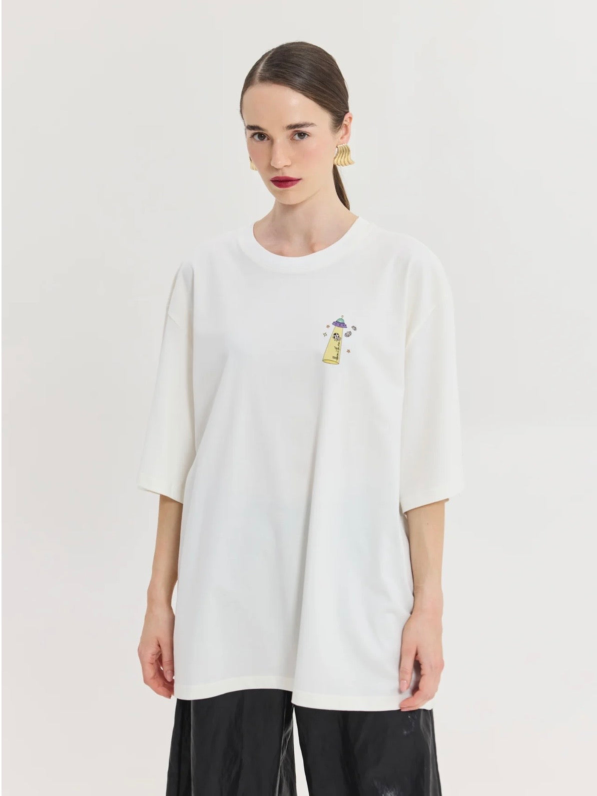 Cheetah Off White T-Shirt (One day at Miragia)
